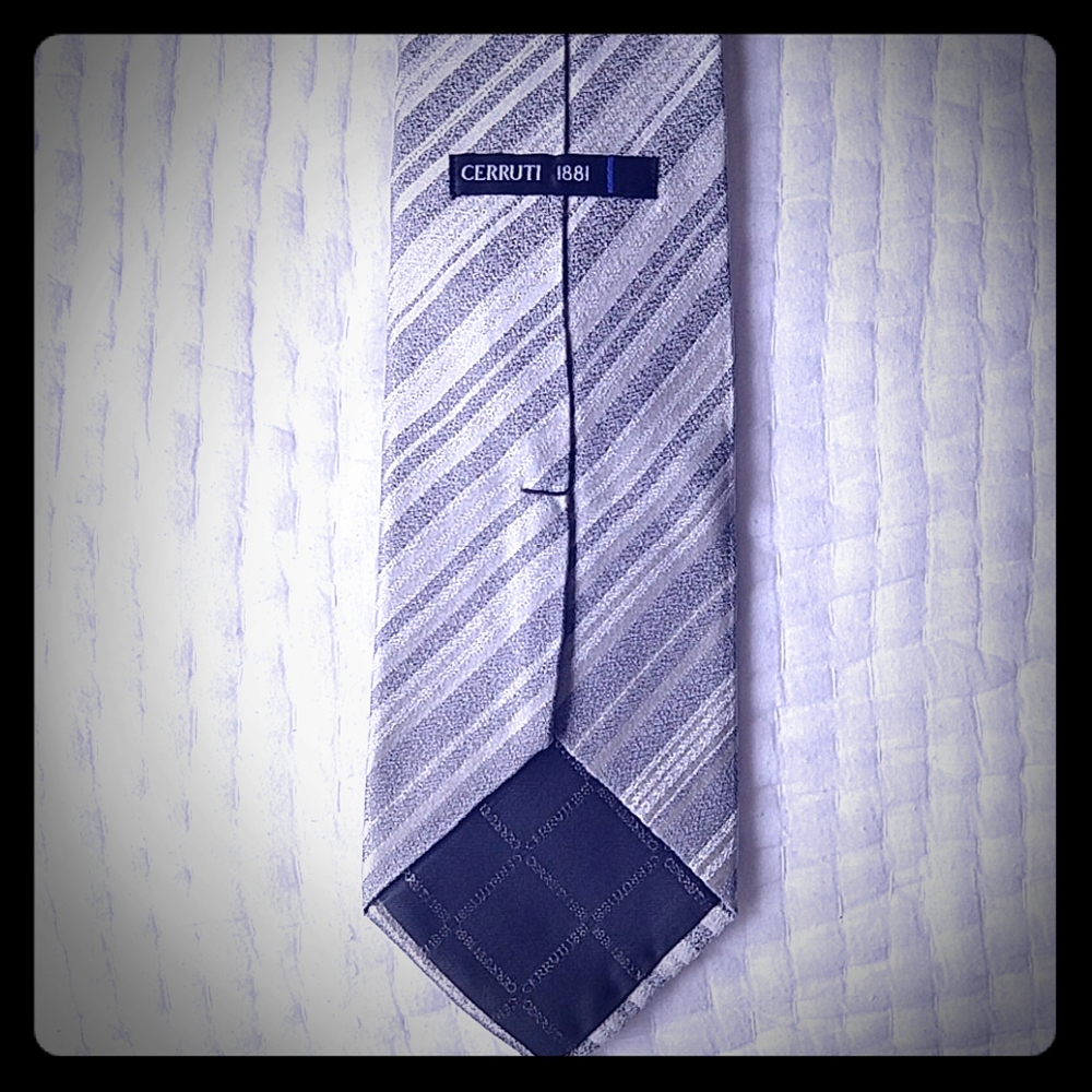 Cerruti 1881 100% Silk Tie  Made in France